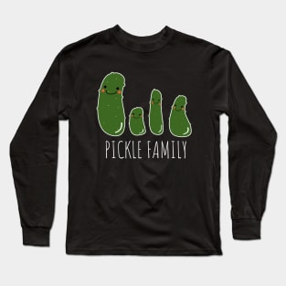 Pickle Family Funny Pickles Long Sleeve T-Shirt